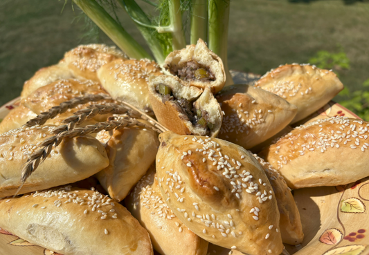 🥟 Savory Baked Spelt Dumplings