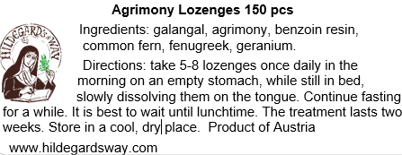 Agrimony Lozenges