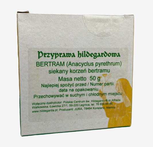 Korzeń bertramu siekany (Anacyclus Pyrethrum) 50 g. (1,76 uncji)