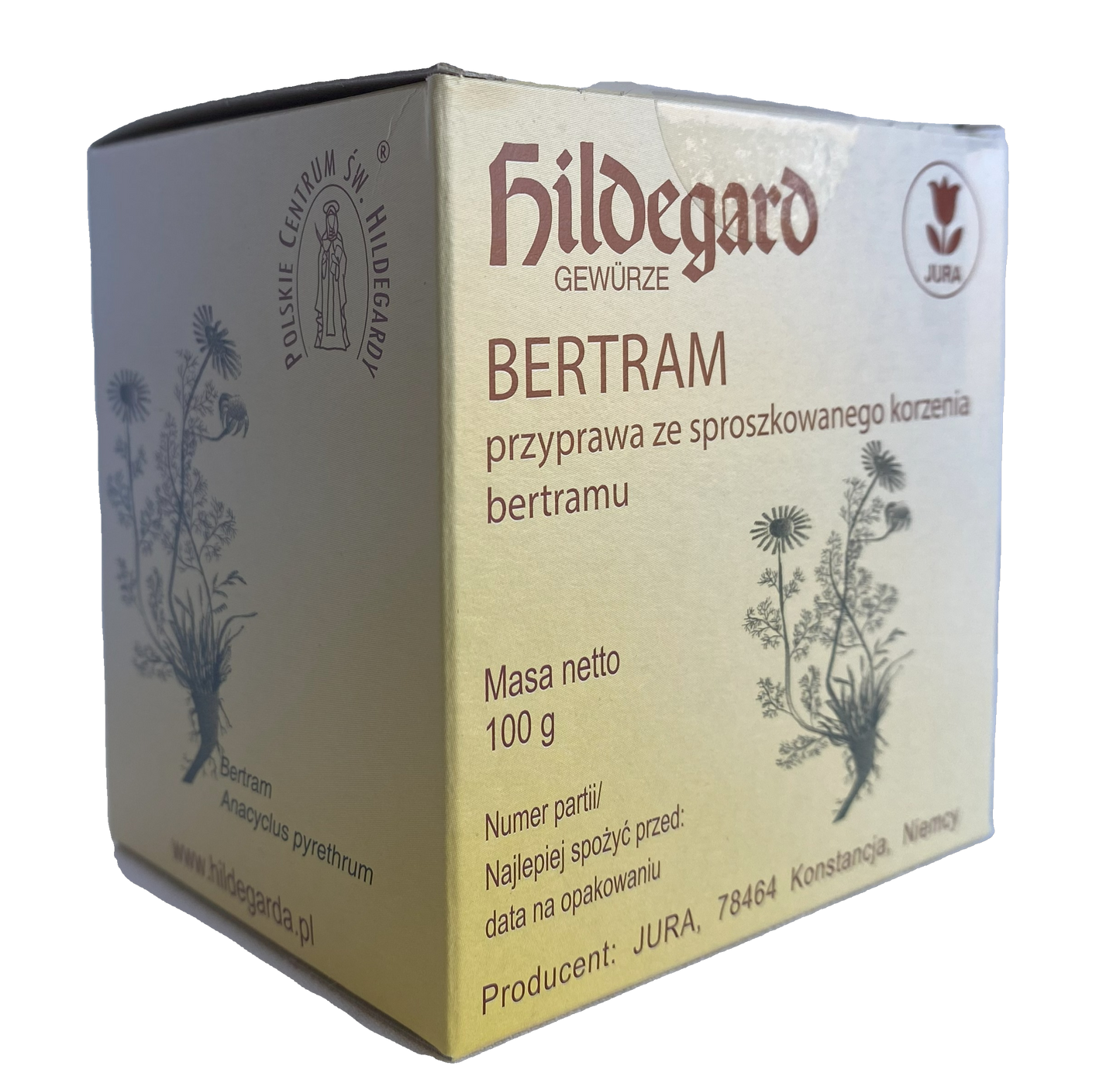 Bertram (Anacyclus Pyrethrum) korzeń w proszku - 100 g.