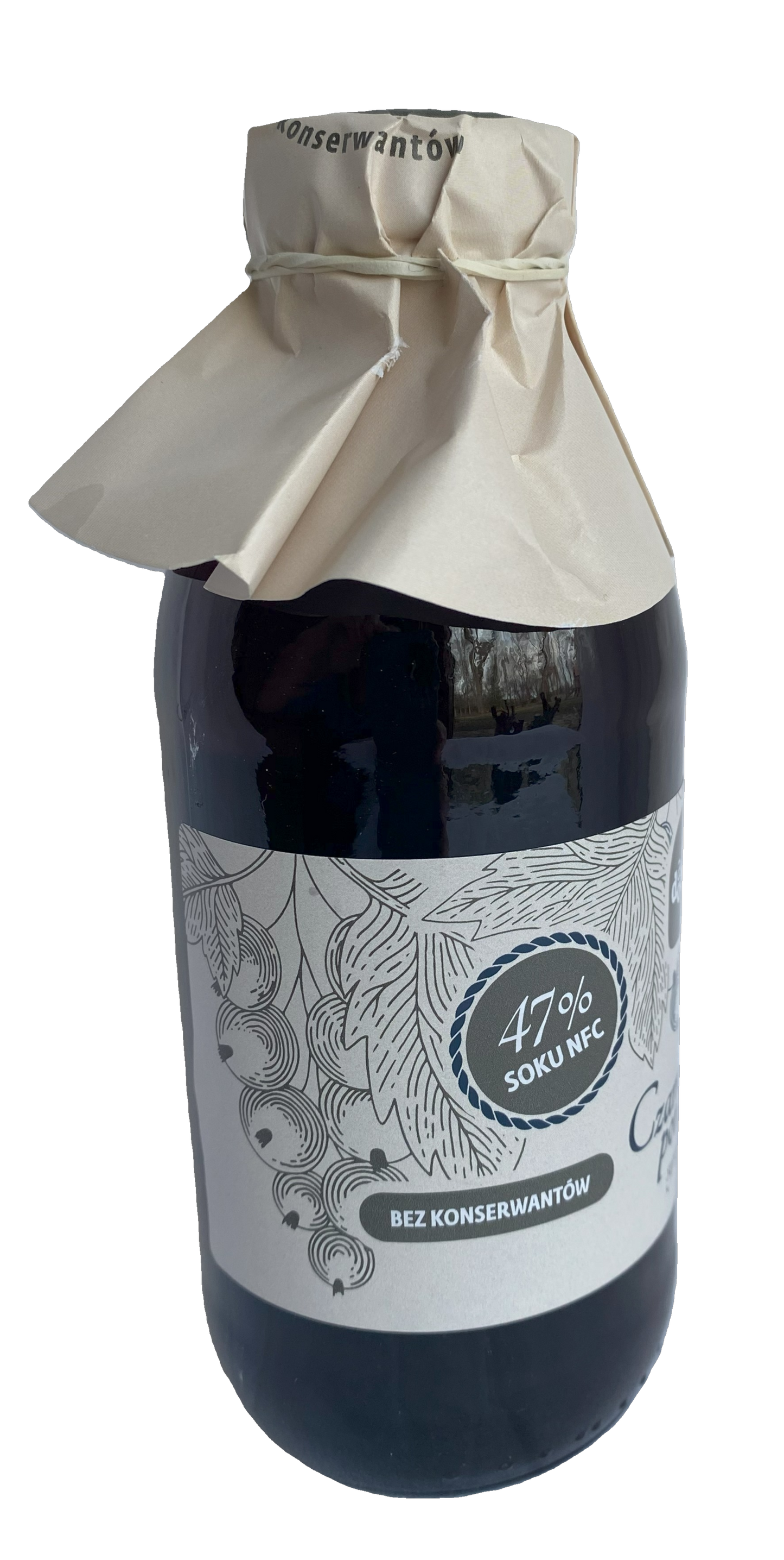 Syrop z czarnej porzeczki 47% soku NFC 330 ml