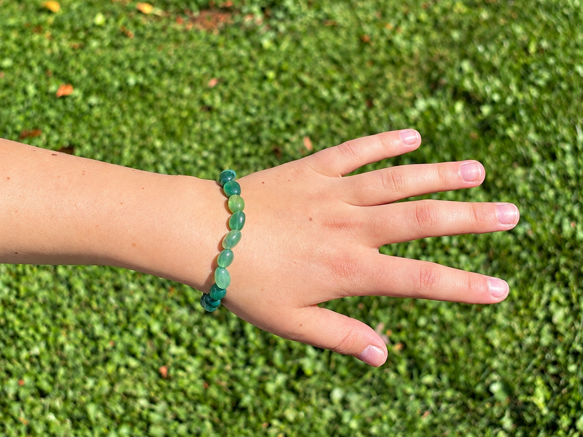 Chrysoprase Nugget Bracelet – Joint Comfort, Patience & Inner Harmony
