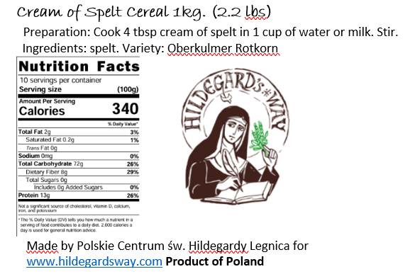 Grysik orkiszowy 1 kg (2.2lbs)