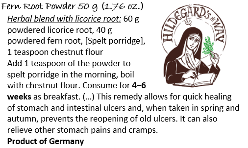 Fern Root Powder 50 g. (1.76 oz.)