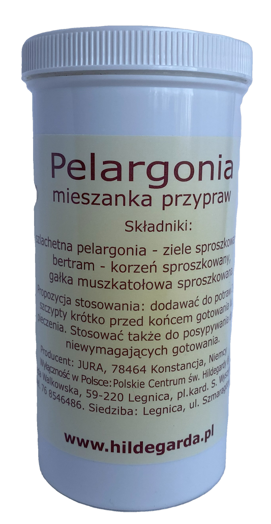 Pelargonia - mieszanka przypraw (na grypę i przeziębienia) 100 g.