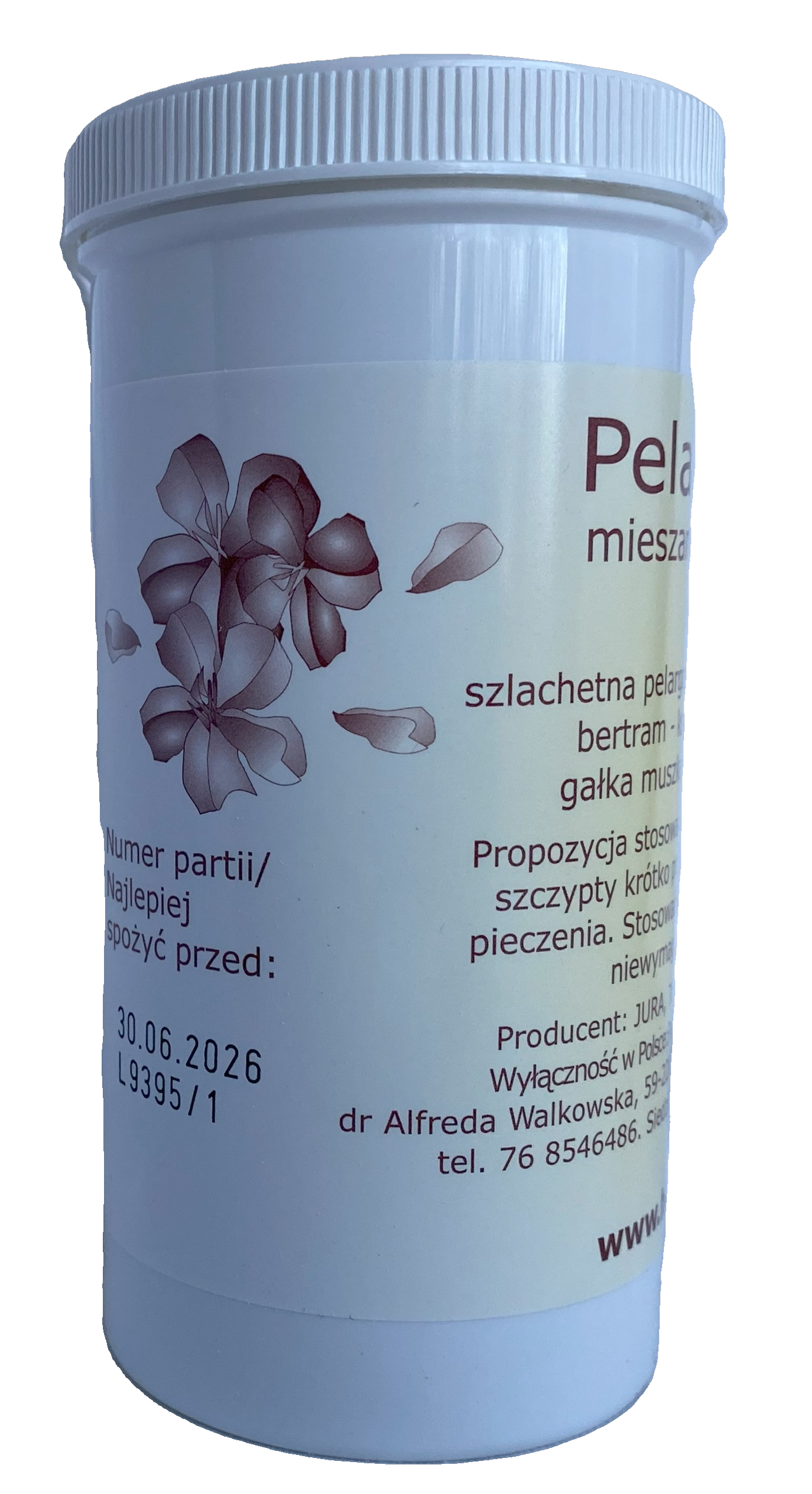 Pelargonia - mieszanka przypraw (na grypę i przeziębienia) 100 g.