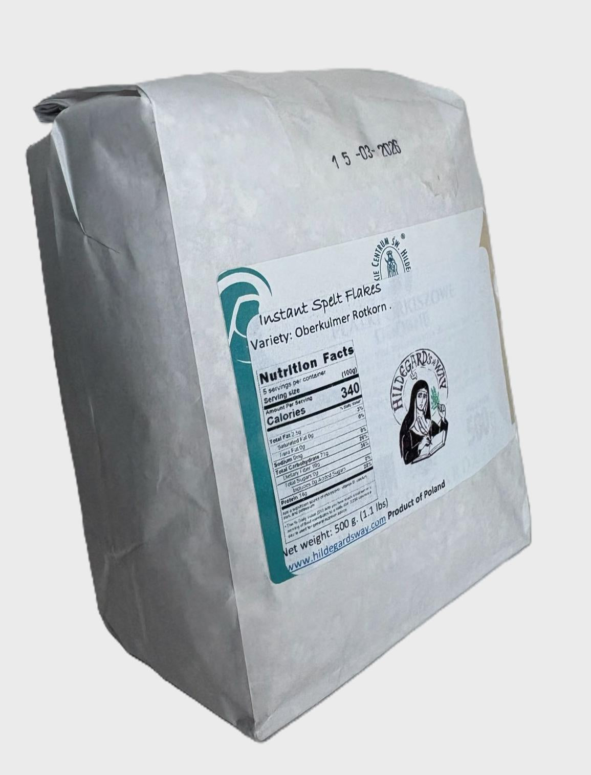 Instant Spelt Flakes 500 g (17.64 oz.)