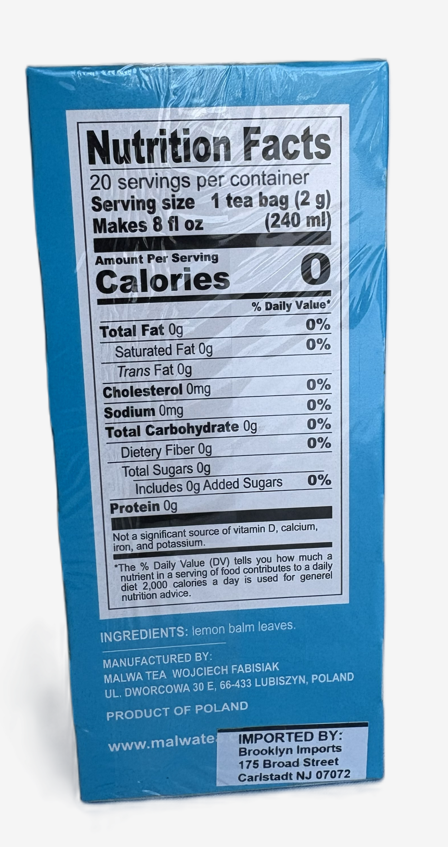 Té de melisa "Malwa"