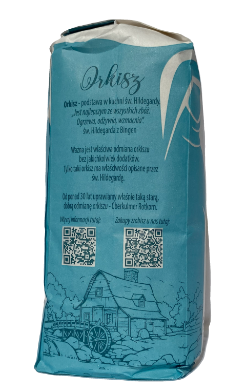 Mąka orkiszowa jasna typ 650 „Hildegarda” - 1 kg