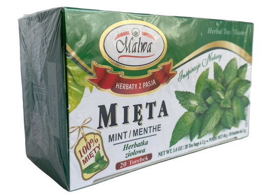 Herbatka ziołowa, mięta. "Malwa" 40g