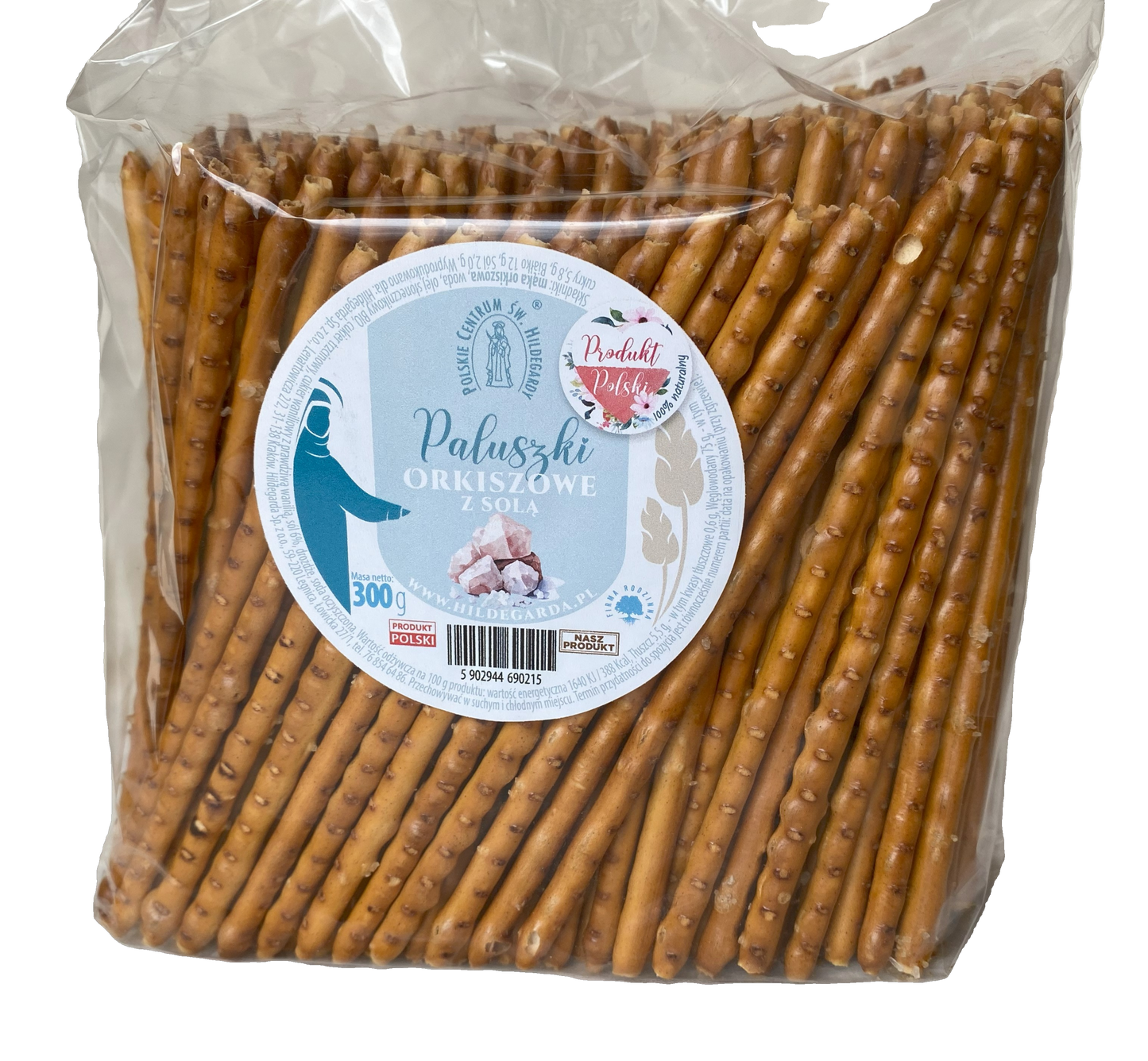 Stick Spelt (Oberkulmer) Pretzels "Hildegarda" with sesame seeds 300 g. (10.6 oz.)