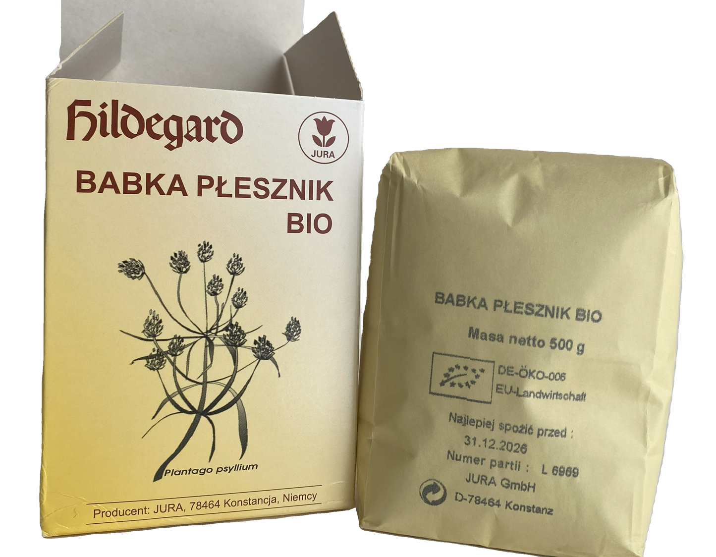 Psyllium Seeds Whole 500 g (1.1 lbs)
