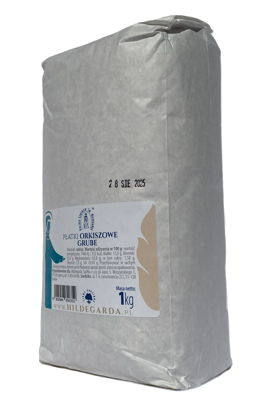Płatki orkiszowe grube 1 kg (2.2lbs)