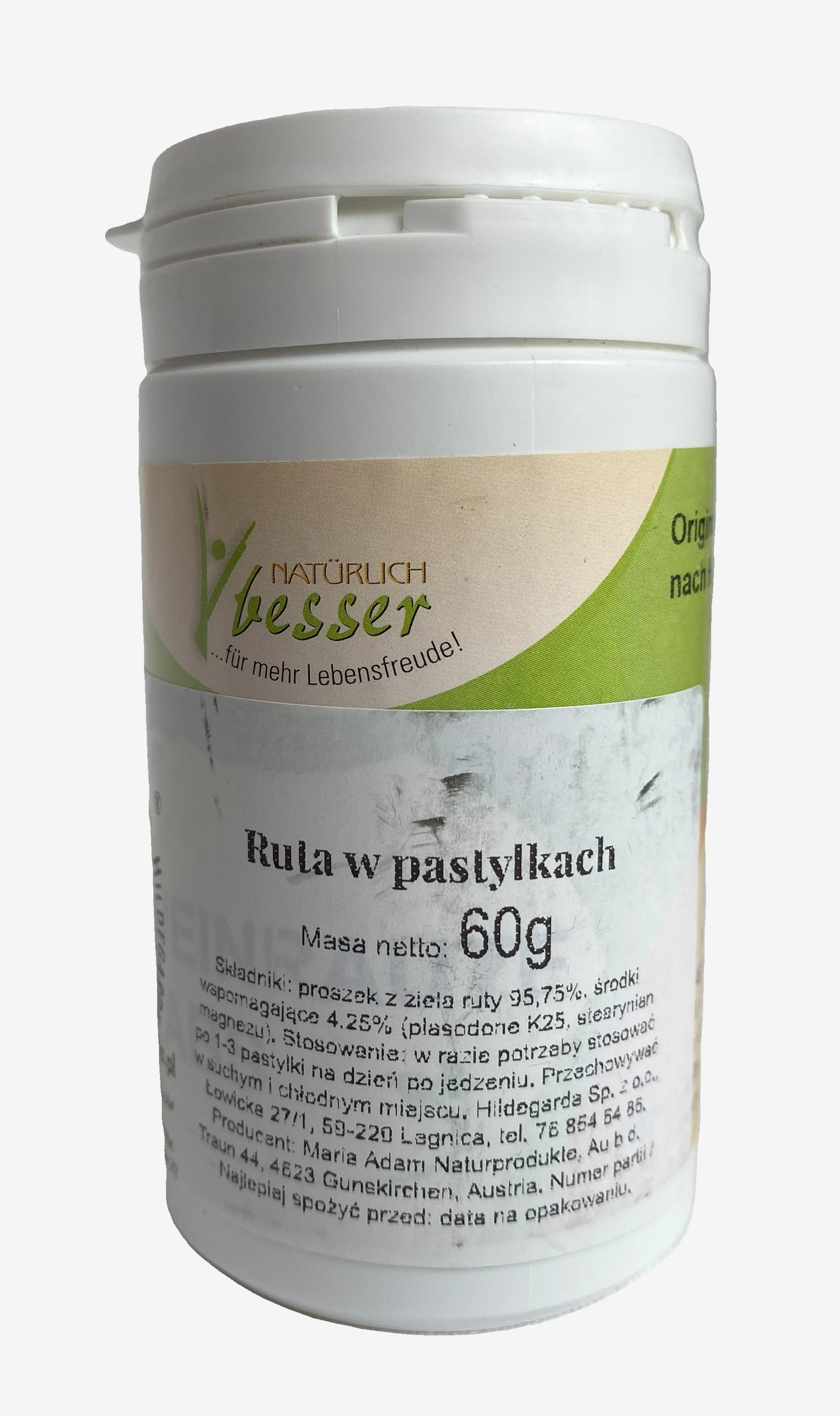Rue Lozenges (ruta graveolens) 60 g. (2.12 oz.)