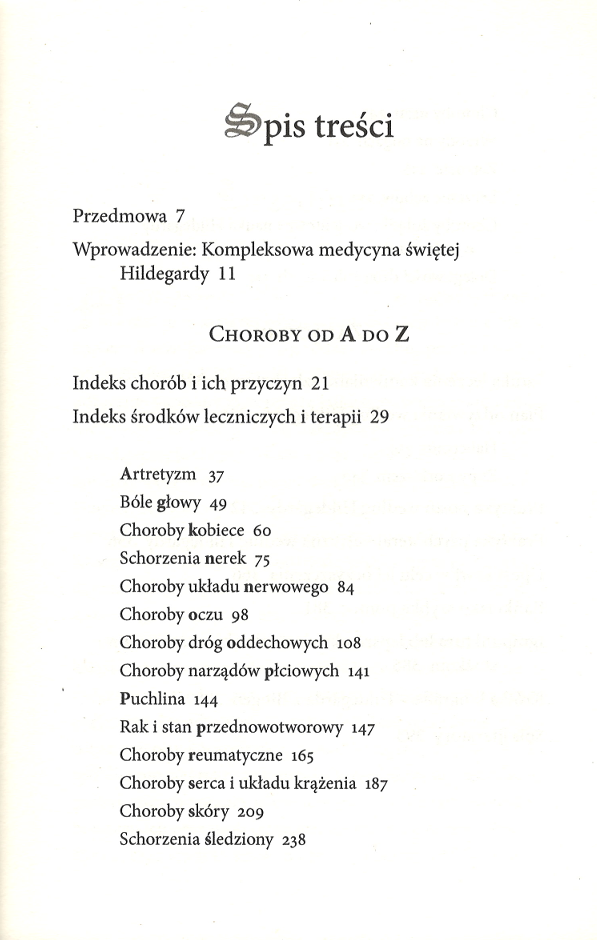 Wiedza lecznicza św. Hildegardy z Bingen od A do Z Dr Wighard Strehlow