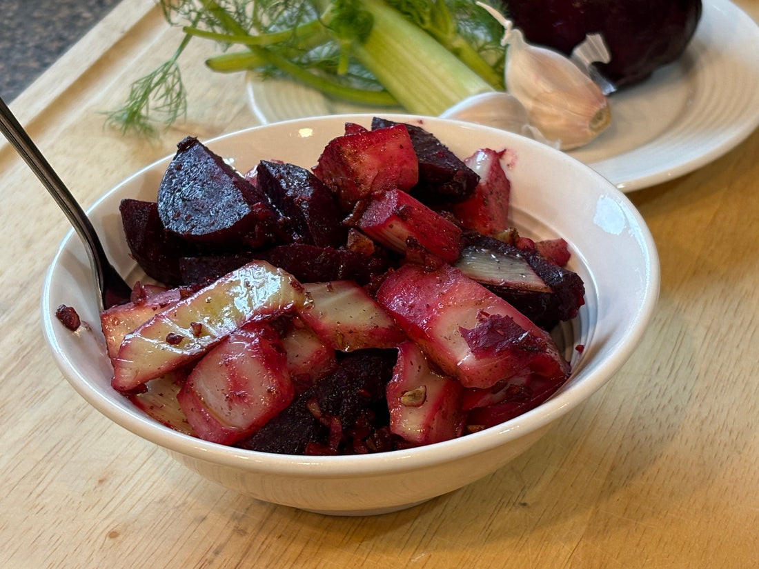 Warm Beet and Fennel Salad