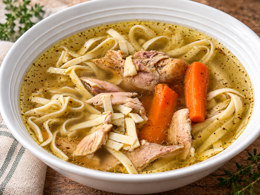 Hildegard-Inspired Homemade Chicken Noodle Soup