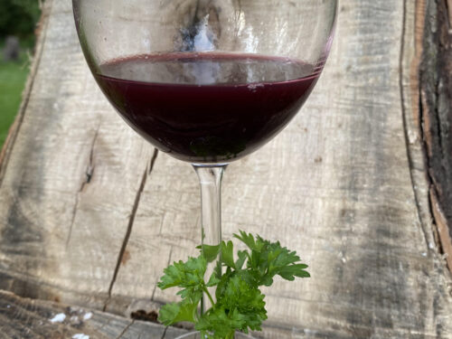 Parsley Wine Drink