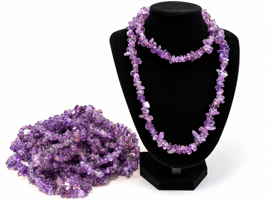 Amethyst Chip Necklace | St. Hildegard’s Gemstones