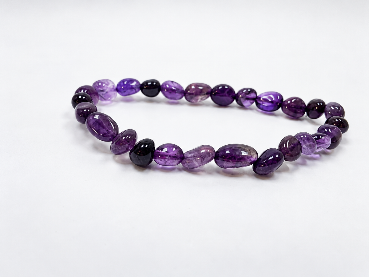Amethyst Nugget Bracelet – Skin Care, Harmony & Inner Balance