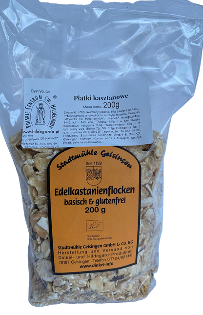 Płatki kasztanowe 200 g.