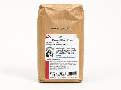 Grano de espelta picado 1 kg. (2,2 lbs)