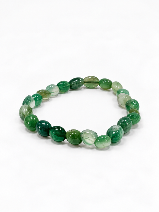 Chrysoprase Nugget Bracelet – Joint Comfort, Patience & Inner Harmony