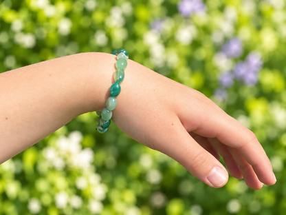 Chrysoprase Nugget Bracelet – Joint Comfort, Patience & Inner Harmony