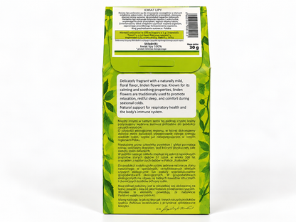 Organic Linden Flower Loose Leaf Tea – 1.06 oz (30 g)