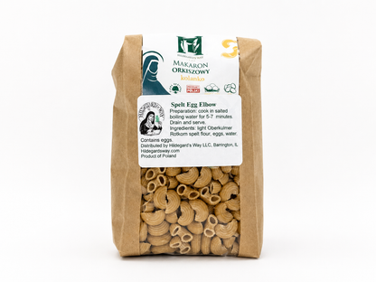 Spelt Pasta, Egg Elbow "Hildegarda"  14.11 oz (400 g)