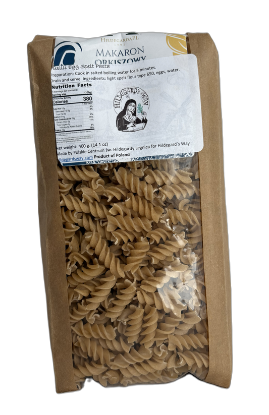 Makaron Orkiszowy, Fusilli Jajeczne 400 g. (14,11 uncji)