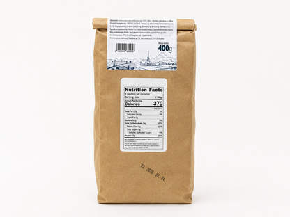 Makaron Orkiszowy Fusilli Bez Jajek "Hildegarda" 400 g. (14,11 uncji)