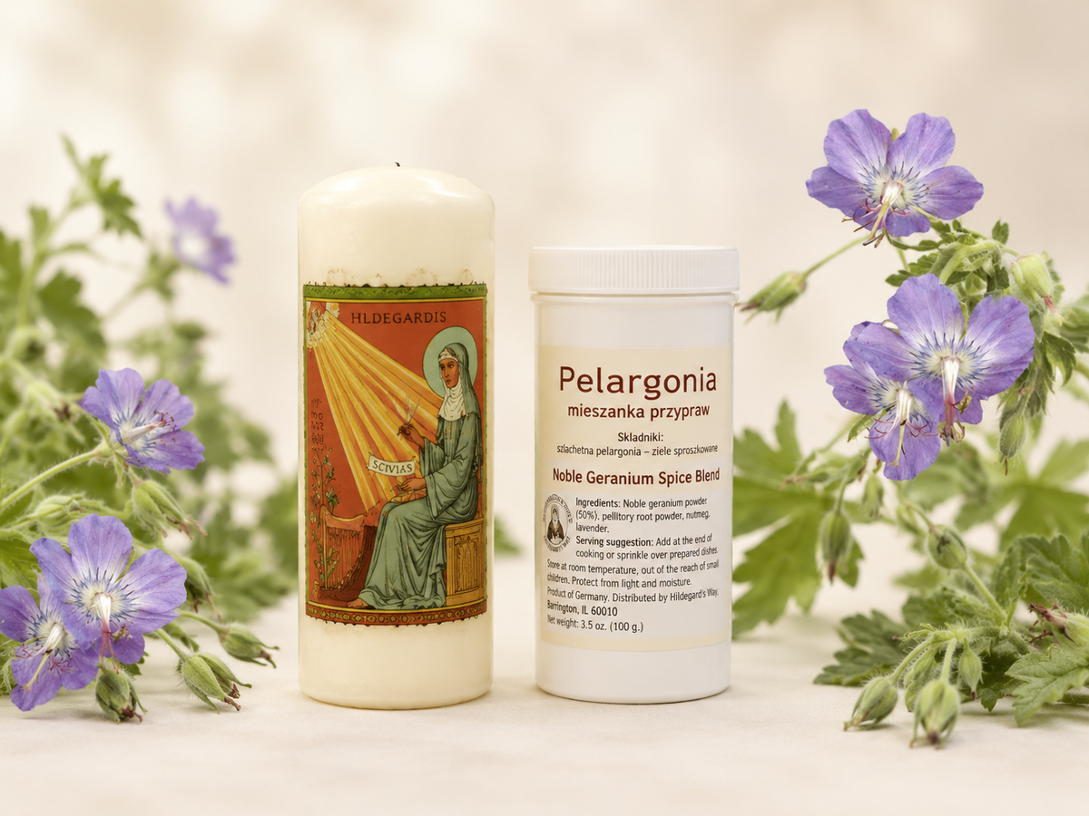 Pelargonia - mieszanka przypraw (na grypę i przeziębienia) 100 g.