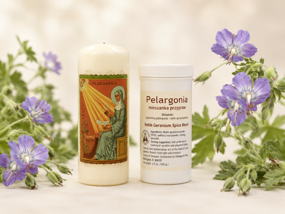 Pelargonia - mieszanka przypraw (na grypę i przeziębienia) 100 g.