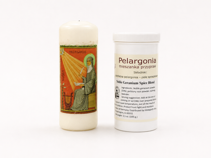 Pelargonia - mieszanka przypraw (na grypę i przeziębienia) 100 g.
