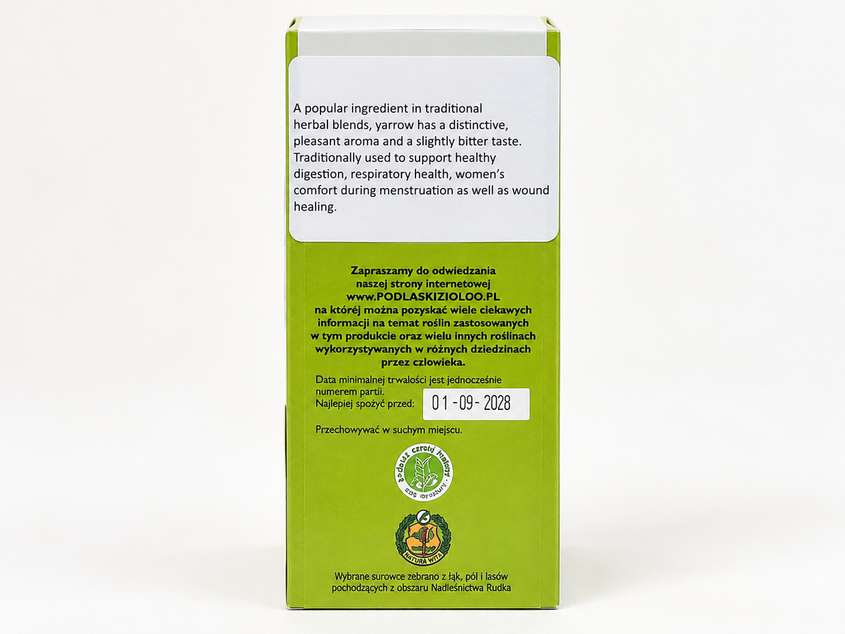 Organic Yarrow Herb (Achillea millefolium) 1.76 oz (50 g)