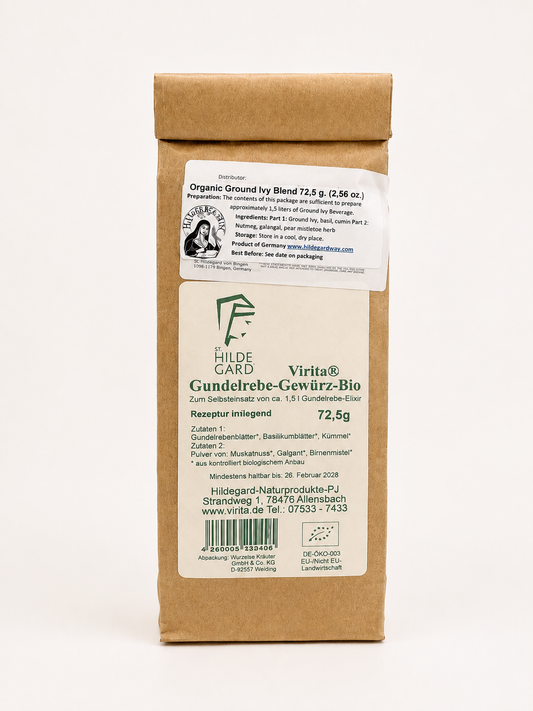 Mezcla de hiedra molida orgánica - Especia herbaria 72,5 g (2,56 oz)