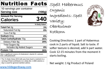 Habermus Bio 1 kg (2,2 funta)