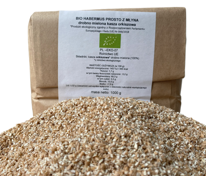 Organic Habermus Directly from the Mill 1kg (2.2lbs)