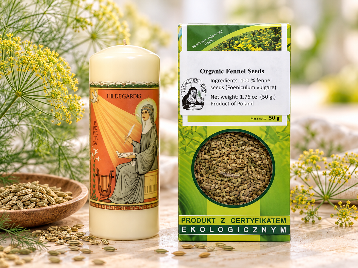 Semillas de hinojo orgánicas (Foeniculum vulgare) – 1.76 oz (50 g)