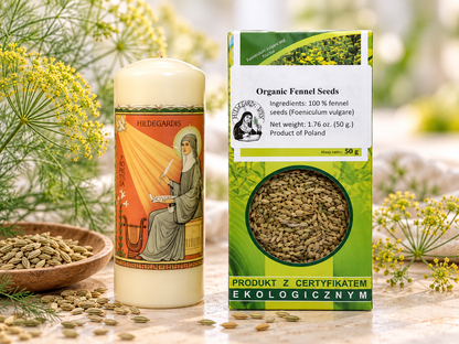 Semillas de hinojo orgánicas (Foeniculum vulgare) – 1.76 oz (50 g)