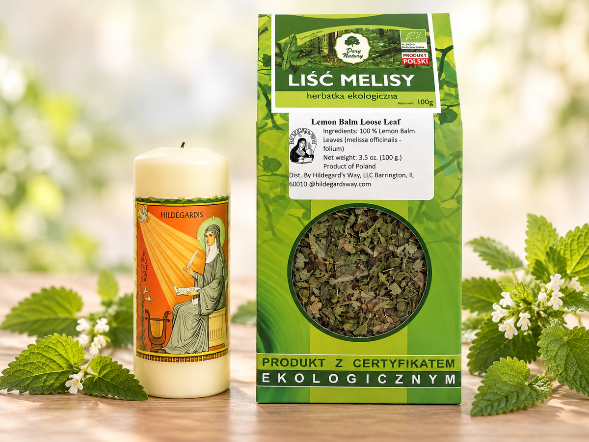 Organic Lemon Balm (Melissa officinalis) – Loose Leaf Herbal Tea, 3.5 oz (100 g)