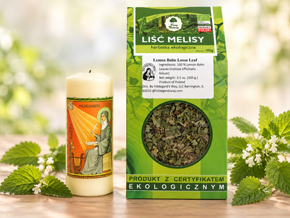 Organic Lemon Balm (Melissa officinalis) – Loose Leaf Herbal Tea, 3.5 oz (100 g)