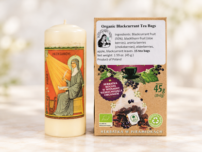 Organic Blackcurrant Fruit Tea – 15 Biodegradable Pyramid Tea Bags
