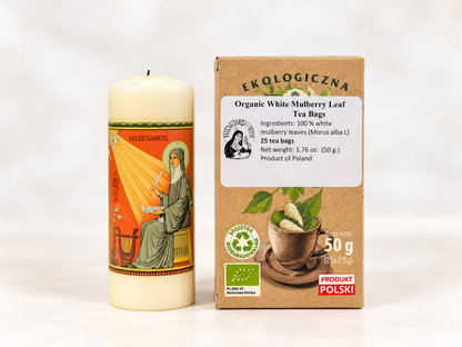 Té Orgánico de Hojas de Morera Blanca (Morus alba) – 25 Bolsitas, 1.76 oz (50 g)