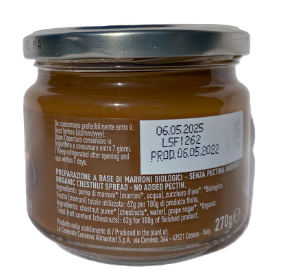 Organic Chestnut Spread 270g (9.5oz)