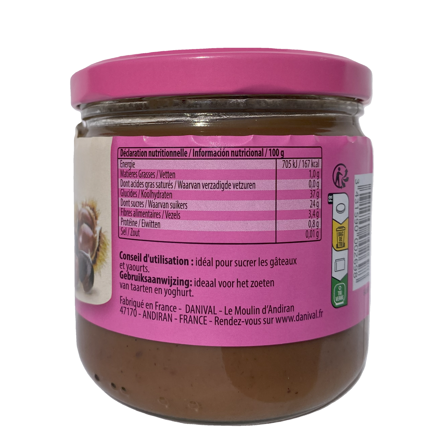 Organic Chestnut Spread 380g (13.4oz)