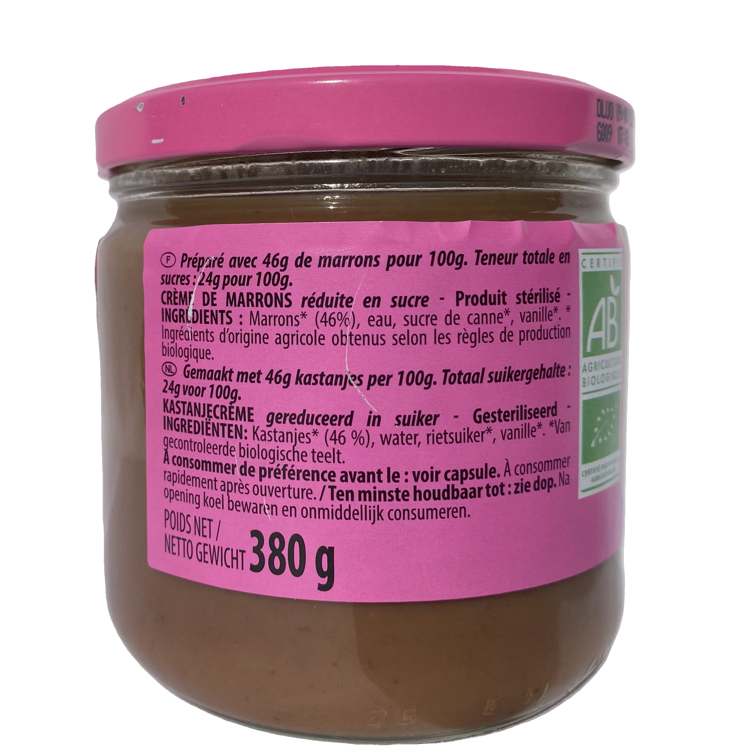 Organic Chestnut Spread 380g (13.4oz)