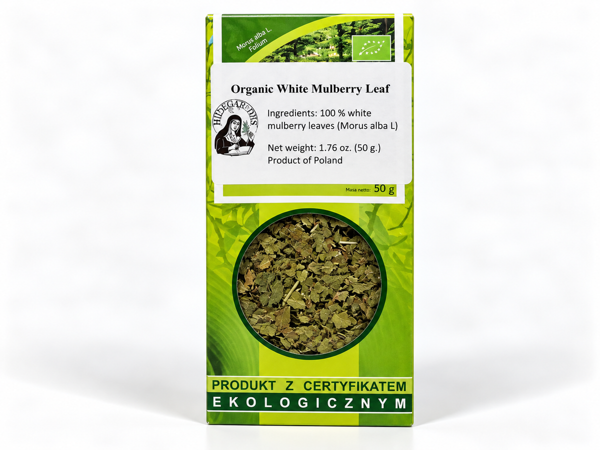 Organic White Mulberry Loose Leaf Tea (Morus alba) – 1.76 oz (50 g)