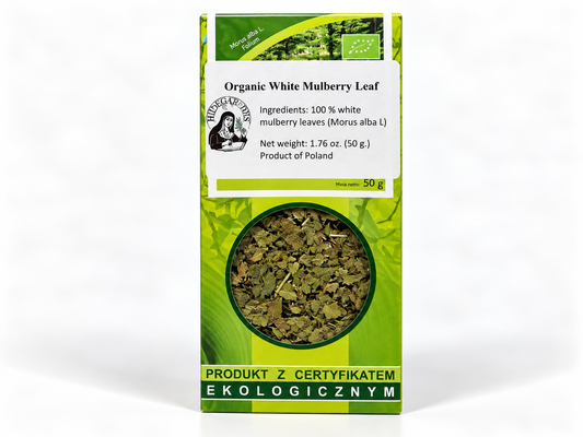 Organic White Mulberry Loose Leaf Tea (Morus alba) – 1.76 oz (50 g)